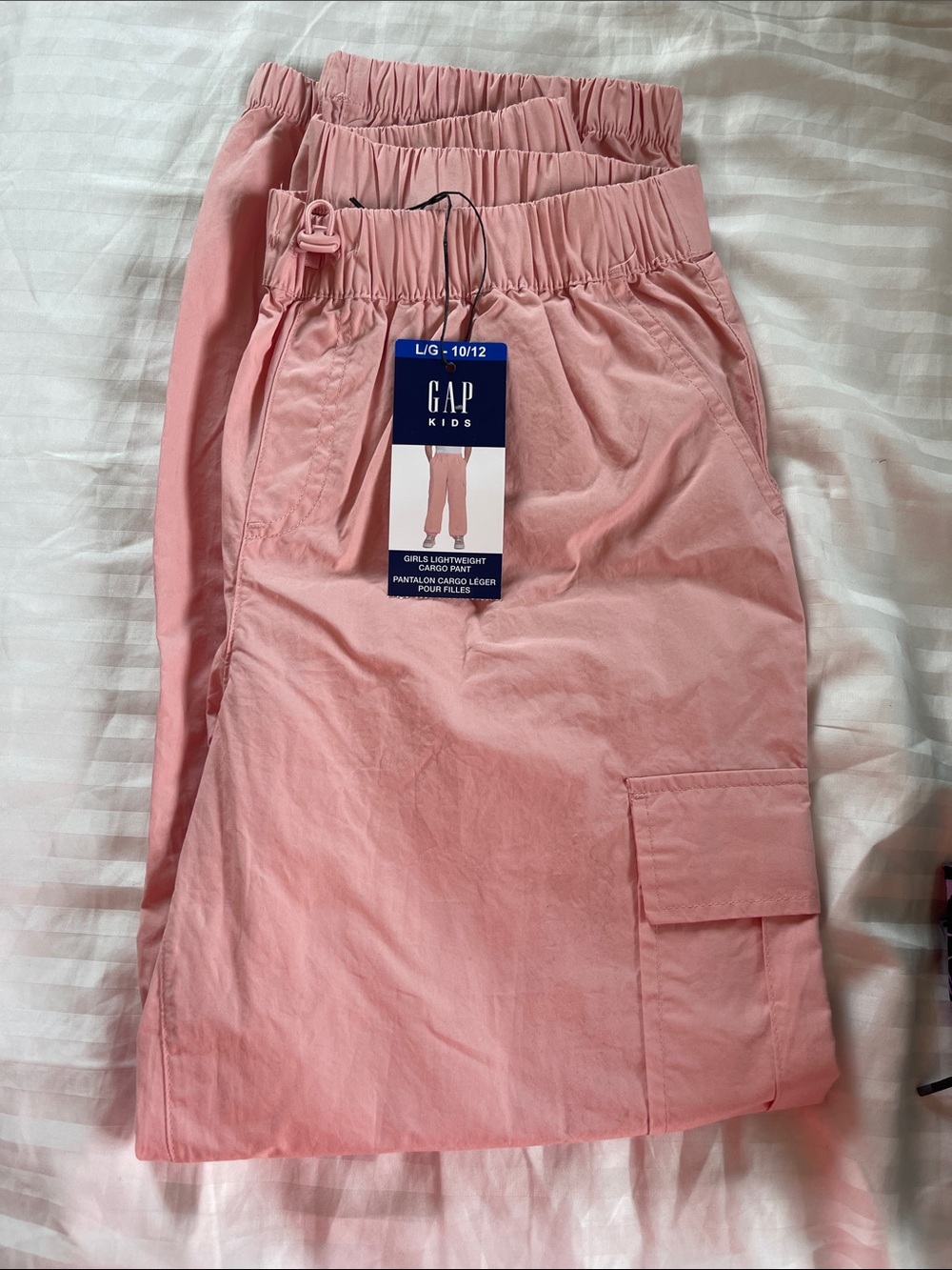 GAP Kids Pink Cargo Jogger Pants
